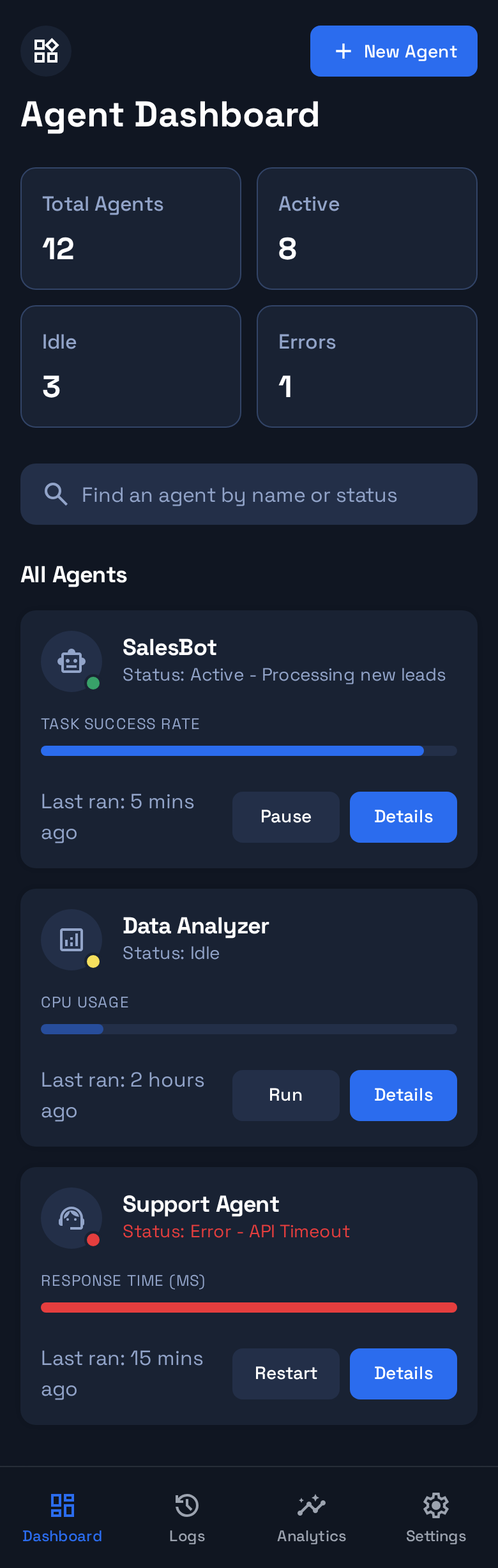 AgentForge - AI Agent Orchestration Platform